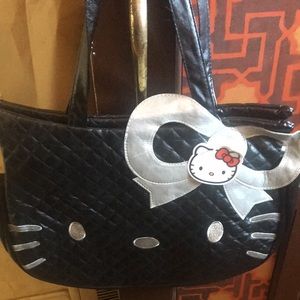 Black new hello kitty handbag